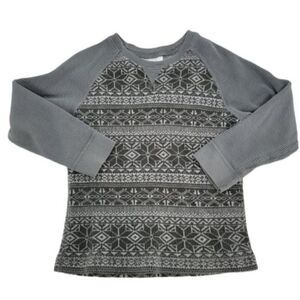 Hanna Andersson Olive Green Long Sleeve Thermal Top